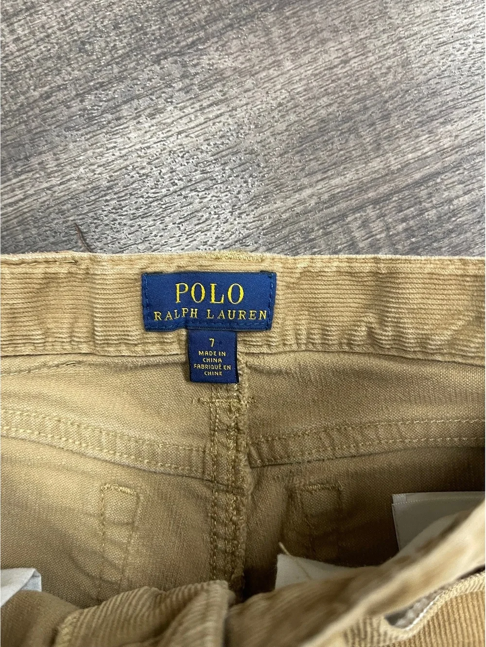 Polo Ralph Lauren Boys' Tan Corduroy Pants Size 7